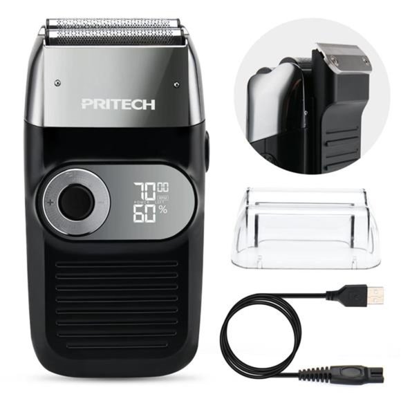 Electric Foil and Bald Shavers 2 in 1 Double Shaver for Men Blade & PopupTrimmer - Picture 1 of 12